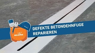 Defekte Betondehnfuge Reparieren [upl. by Annaerdna357]