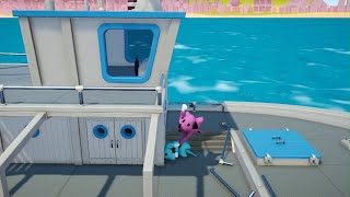 Gang Beasts three rounds of trawler [upl. by Edas]