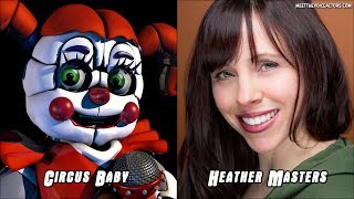 ALL Circus Baby Voice Lines  FNaF Sister Location with wSubtitles [upl. by Daveta]