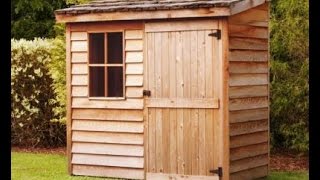 8x10 Lean To Shed Plans Blueprints For Making A Storage Shed [upl. by Haff]