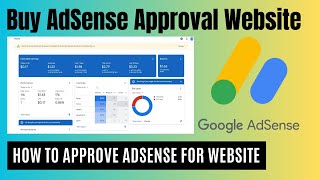 How To Buy AdSense Approval Website  How to approve Google AdSense for website [upl. by Ecinrev]