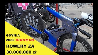 30000000 zł w rowerach  Ironman Gdynia 2022  strefa zmian rowery triathlonówki szosy karbon [upl. by Iver]