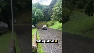 Piccolo crash alla 1000 Miglia 😅 1000miglia millemiglia crash supercar classiccars drift [upl. by Nymsaj919]