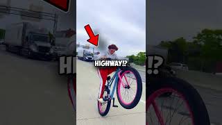 They Cant Stop HIS Bike Tricks shorts bikelife wheelie [upl. by Sacttler]