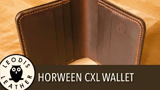 Making a Horween Chromexcel Bifold Wallet [upl. by Aisilef]