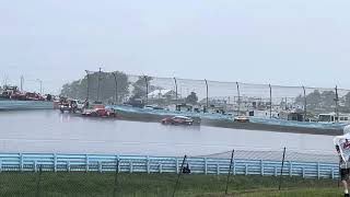 IMSA  2024 6 Hours of the Glen Jack Aitken Rain Crash [upl. by Eaneg70]