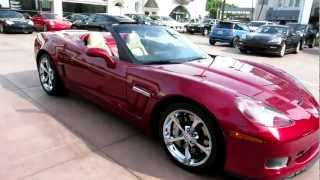 2010 Chevy Corvette Grand Sport Convertible C6 GS Convertible Crystal Red FOR SALE Beverly Hills [upl. by Nahsed]