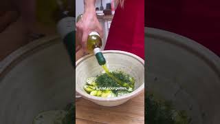 Courgette dill amp parmesan salad… summercooking [upl. by Bright]