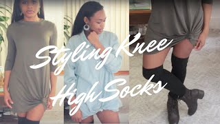 How to style Over the KneeThigh High Socks [upl. by Farah]