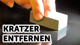 Kratzer entfernen vom Auto vom Autolack  Menzerna Solid Grit hilft dabei [upl. by Trill]