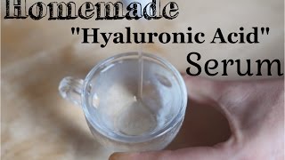 Hyaluronic Acid Sodium Hyaluronate Serum DIY Recipe and Benefits [upl. by Rimma]