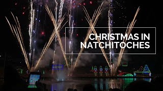 Natchitoches Christmas Festival fireworks 12092017 [upl. by Enelyad]