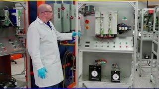 Siemens Simovert Z G91 MasterDrive and Servo Motor Test Stand [upl. by Anoynek766]