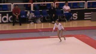 Iordache Larisa ROU sol tournoi Schiltigheim 2010 [upl. by Marciano]