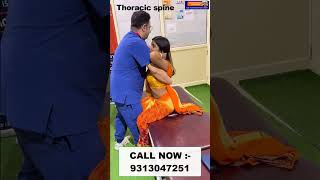 Thoracic spine  Chiropractic treatment in Delhi  Dr Varun  Call  9313047251 dwarka doctor [upl. by Dahij]