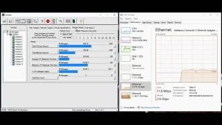 Throughput Measurement of my 10Gbe Network  IOMeter [upl. by Hsot]