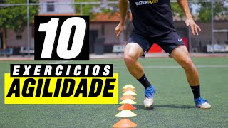 10 EXERCÍCIOS DE AGILIDADE  TREINO FISICO PARA JOGADOR DE FUTEBOL [upl. by Irneh404]