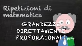 Grandezze direttamente proporzionali [upl. by Lawry858]