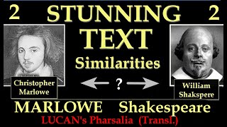 2 Stunning ConTextual Similarities between Marlowe amp Shakespeare 2 LUCAN [upl. by Saied]