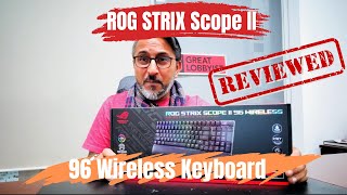 ASUS ROG Strix Scope II 96 Wireless Gaming Keyboard [upl. by Narmi]