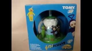 Teletubbies Happy Friends Carousel with TinkyWinky LaaLaa Dipsy Po Toy Review [upl. by Areit]