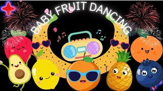 Baby Fruit Sensory Spectacle Bouncing and Dancing Fun [upl. by Dario584]