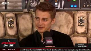 Star Wars HAYDEN CHRISTENSEN gets the LOVE he DESERVES ❤️😊 [upl. by Ahsaercal]