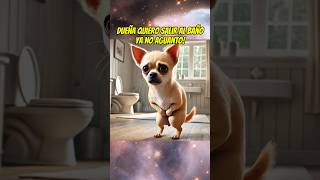 El perrito que quería ir al baño 🐶 chihuahua mascotas shortsviral perros mismascotas babypet [upl. by Bushore]