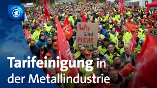 Beschäftigte in der Metall und Elektroindustrie erhalten mehr Geld [upl. by Accber462]