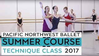 Ballet Technique Class Level VI  PNBs Summer Course 2017 [upl. by Healion]