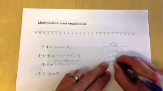 Negativa tal multiplikation och division [upl. by Javier957]