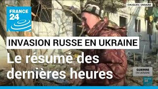 Opération militaire russe en Ukraine  le résumé des dernières heures • FRANCE 24 [upl. by Lightfoot991]