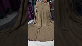 Maxi abaya open maxi silk abaya full flair abaya maxi abayamaxi abaya for girls letestabaya [upl. by Neggem]