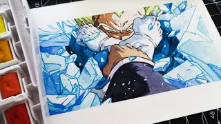 Drawing VEGETA vs BROLY [upl. by Josefa540]