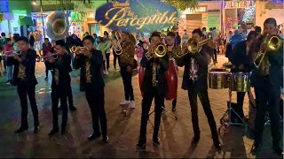 tocando para la Virgen de JUQUILA en Oaxaca Banda Perceptible [upl. by Binny]