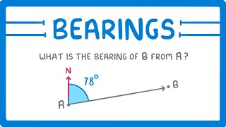 GCSE Maths  What are Bearings 118 [upl. by Laise351]