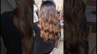 Balayage Technique hairstyle hair balayage shorts short viralvideo viralshort goals colors [upl. by Ahsinned]