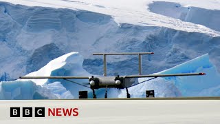 Antarctica Climate change impact to be mapped by robot plane  BBC News [upl. by Oatis898]