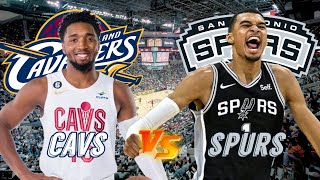 Cleveland Cavaliers vs San Antonio Spurs Live Play by Play amp Scoreboard [upl. by Esyli]