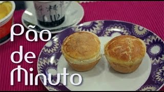 Como fazer pão caseiro fácil  Pão de Minuto  eucapricho por Luiza Gomes [upl. by Anippesuig]