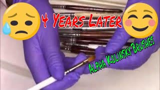 ✰ Alpha Kolinsky Nail Brushes  4 Years Later [upl. by Belak]