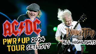 ACDC quotPWRUPquotTour Setlist  All quotPowerTripquot song highlights  07102023 [upl. by Onavlis664]