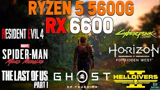 RX 6600  Ryzen 5 5600G  Test in 18 AAA Games 2024 [upl. by Ulane]