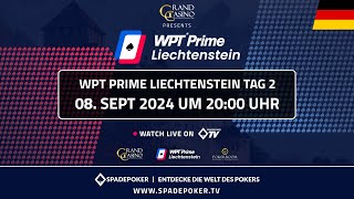 TAG 2 WPT Prime Liechtenstein 2024 CHF 1000000 GTD [upl. by Hsotnas]