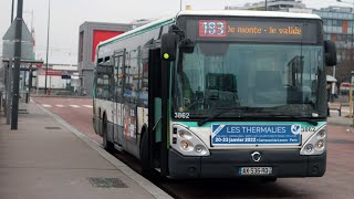 Ligne 106 — CITELIS LINE RATP BUS  3509 FULL KICKDOWN [upl. by Reahard]