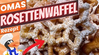 Rosettenwaffeln Rezept [upl. by Harle]