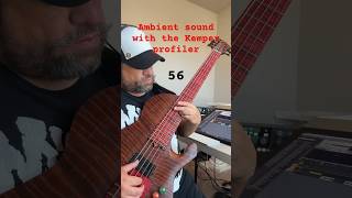 Ambient sound kemper improv chordal solo bass in F major Day 56365 bass fun and bass poetry [upl. by Adelaide]