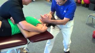 Neck Traction with Rotation  Physical Therapy  IAOMUS [upl. by Flita]