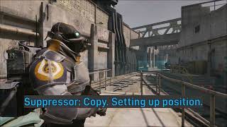 HalfLife Alyx  Quarantine Zone Combine Chatter Custom No Background Ambience [upl. by Duahsar]