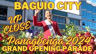 Panagbenga 2024  Baguio Citys Flower Festival Grand Opening Parade UPCLOSE panagbenga2024 [upl. by Jan]